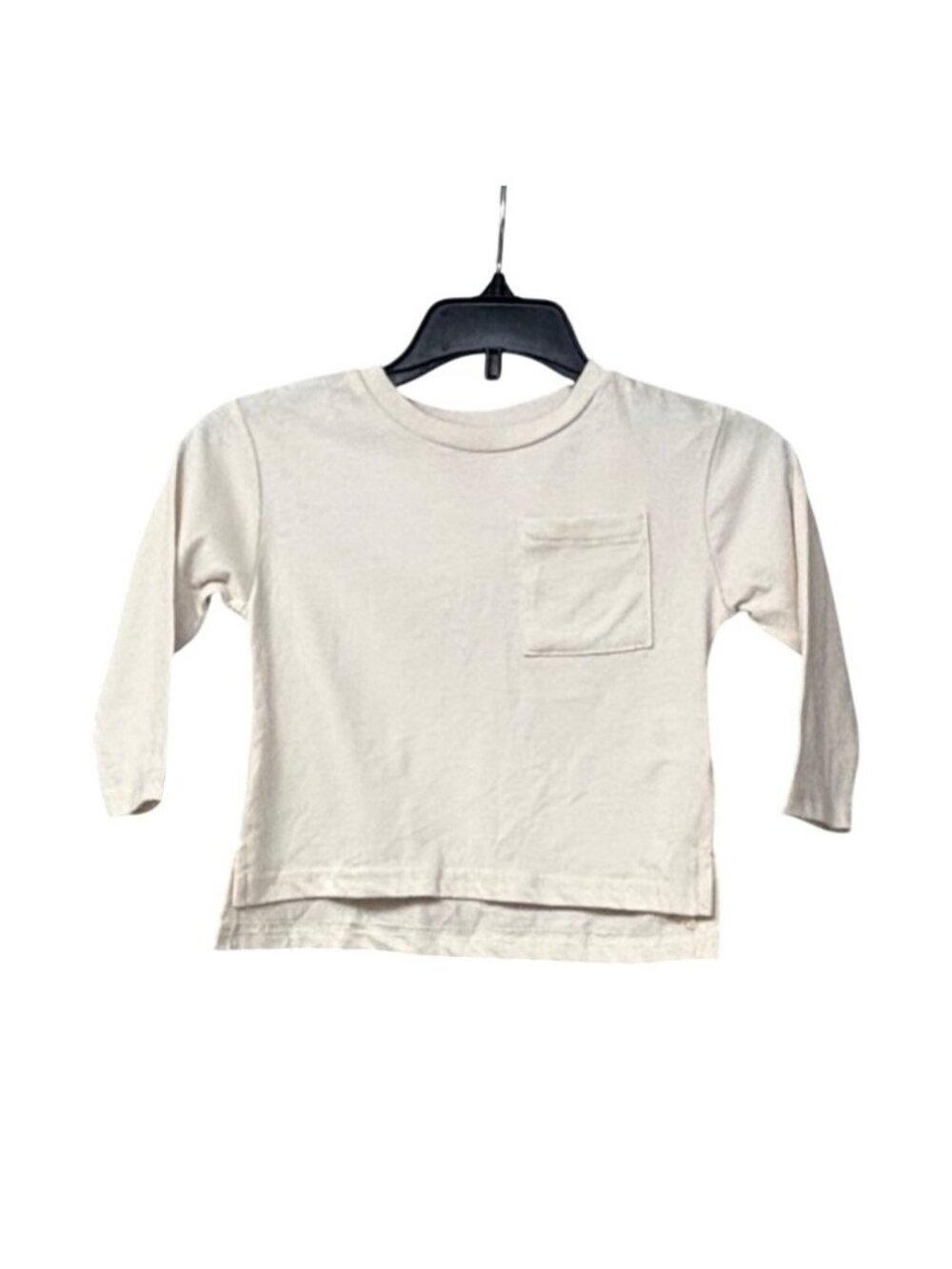 Jessica Simpson Little Girl's  High-Low  Long Sleeve Tee, Off White, Sz.  2T